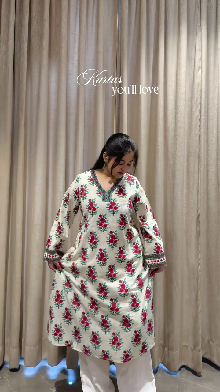 Floral Kurta, Everyday Grace