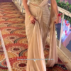 Champagne Gold Designer Saree