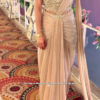 Champagne Gold Designer Saree