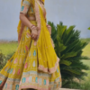 Sunshine Royalty: Traditional Rajasthani Bridal Lehenga in Mustard Yellow