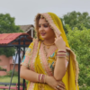 Sunshine Royalty: Traditional Rajasthani Bridal Lehenga in Mustard Yellow