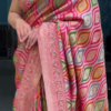 Exquisite Multicolor Silk Saree – A Timeless Elegance