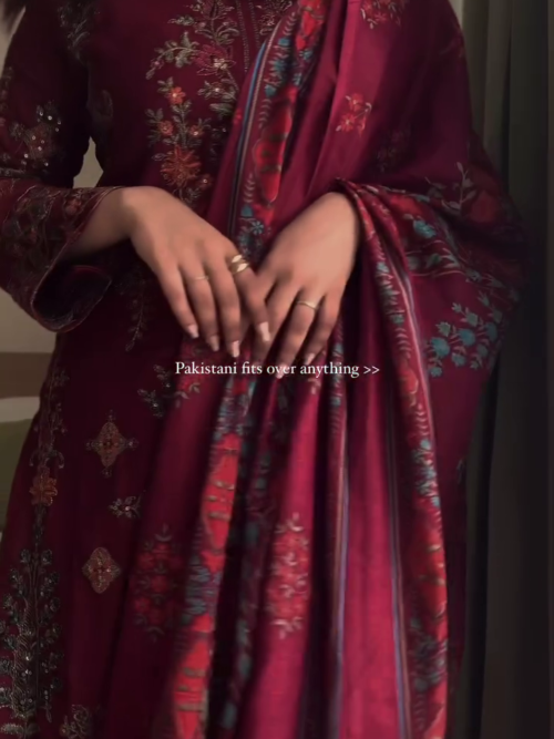 Royal Embroidered Jacquard Salwar Suit – A Classic Choice for Stylish Women