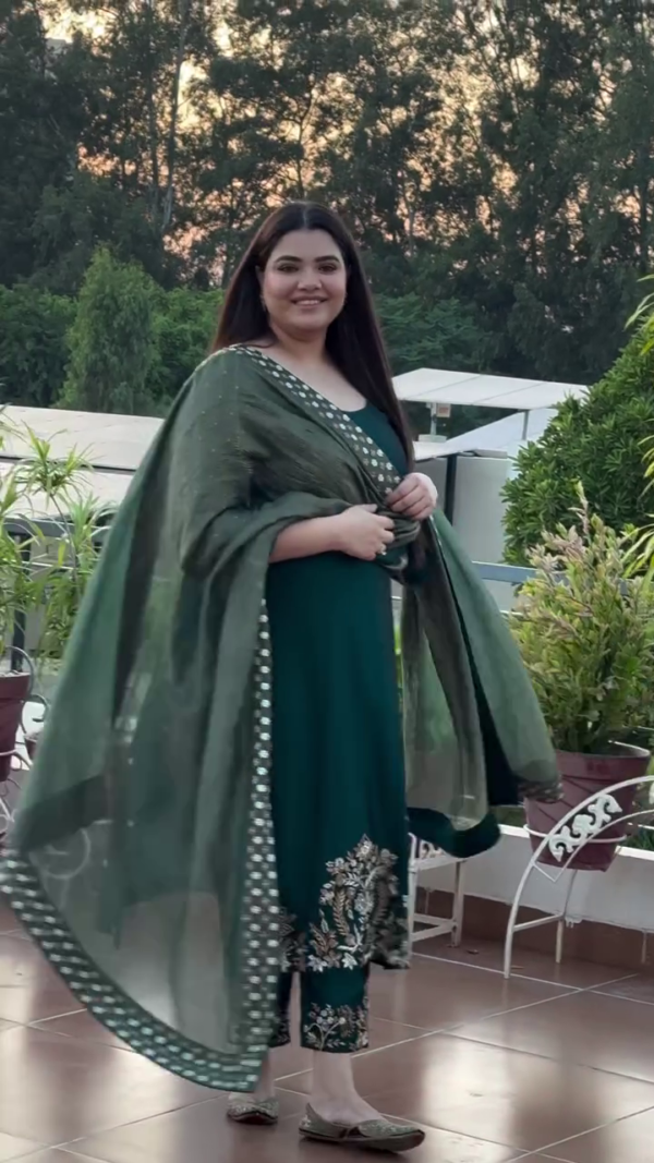 Exquisite Hand Embroidery Punjabi Suit – A Traditional Masterpiece for Every Special Occasion