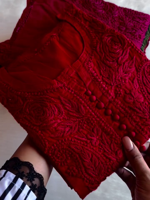 Premium Cotton Chikankari Kurta – A Perfect Blend of Tradition and Comfort