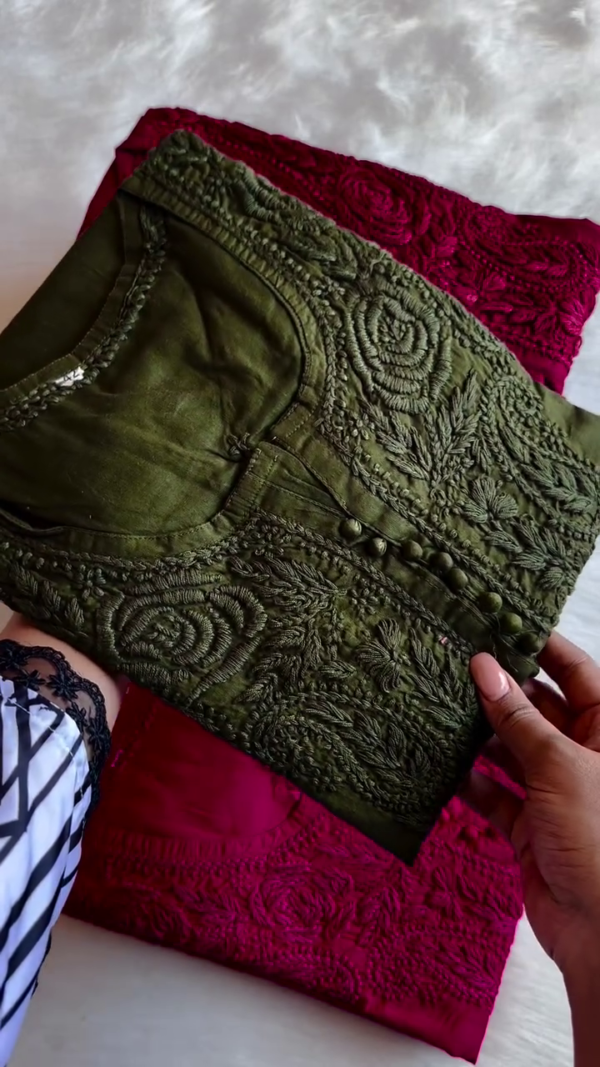 Premium Cotton Chikankari Kurta – A Perfect Blend of Tradition and Comfort