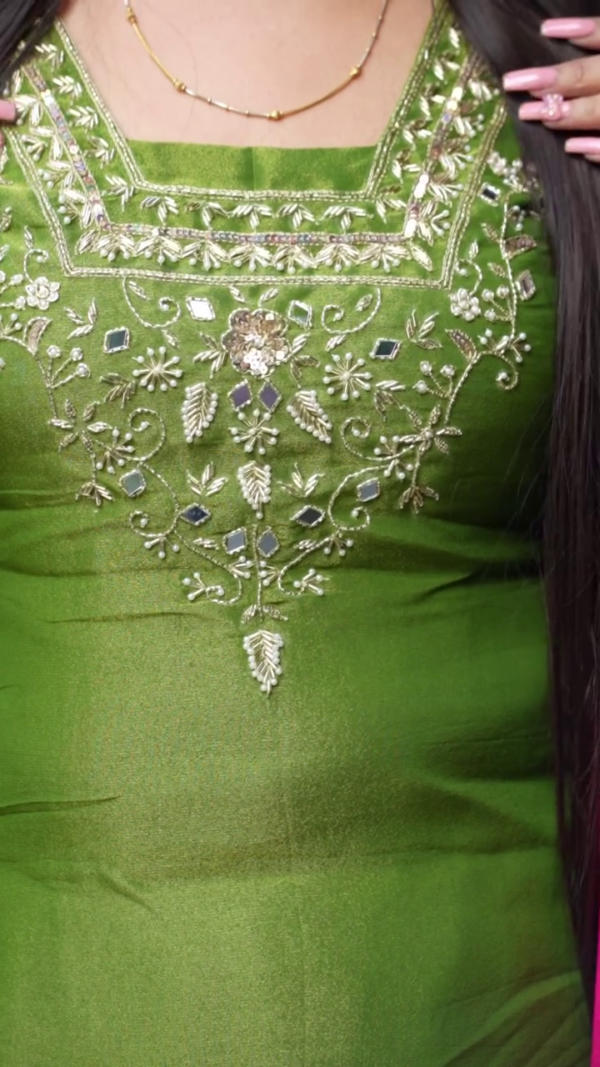 Women Printed Viscose Rayon Gown Kurta with Silk Dupatta – A Stylish Blend of Comfort and Elegance