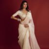 Sonam Bajwa Bollywood-Inspired Georgette Saree