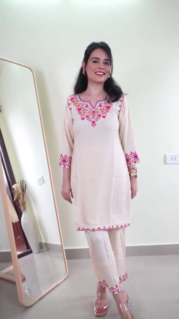 Floral Printed Kurta Set