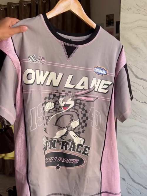 Grey Graphic Sports T-Shirt