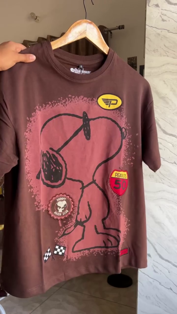 Grey Graphic Sports T-Shirt