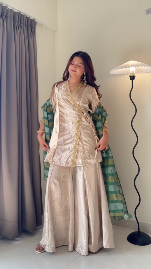 Silk Fusion Kurta & Palazzo Set