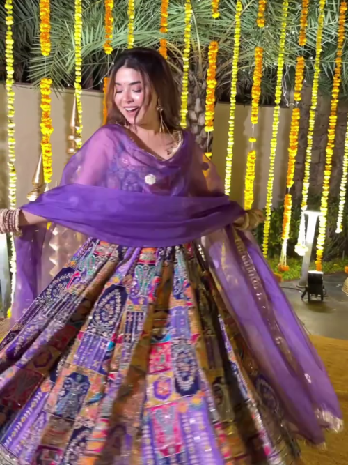 Multicolor Printed Lehenga Choli
