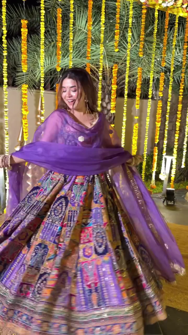 Multicolor Printed Lehenga Choli