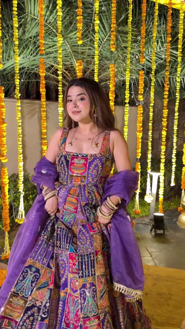 Multicolor Printed Lehenga Choli