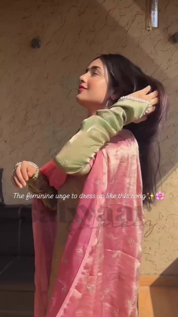 Pastel Green Kurta Set with Dupatta