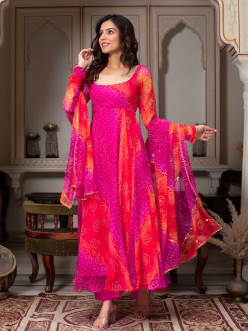 Exotic Rangoli Georgette Suit Set