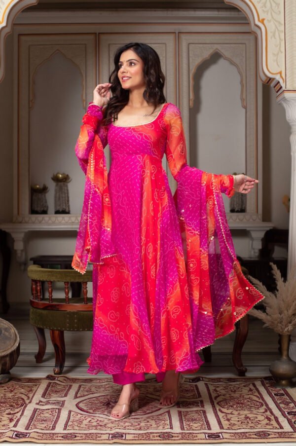 Exotic Rangoli Georgette Suit Set