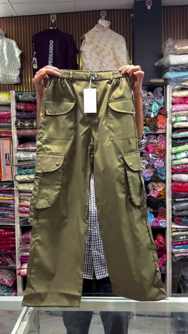 Olive Green Cargo Pants