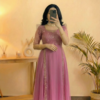 Maroon Anarkali Dress