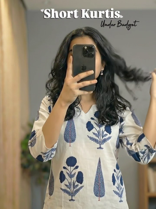 Printed Short Kurti
