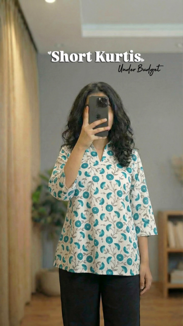 Printed Short Kurti