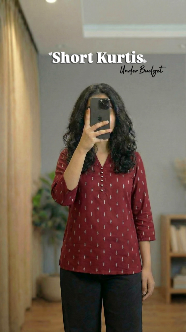 Printed Short Kurti