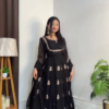 Black Anarkali Gown with Dupatta