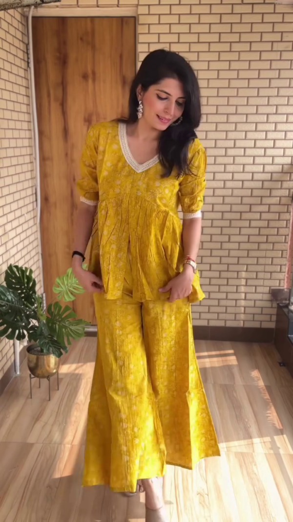 Red Floral Co-ord Set