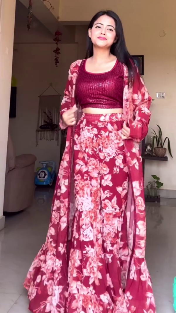 Navy Blue Off-Shoulder Co-ord Set