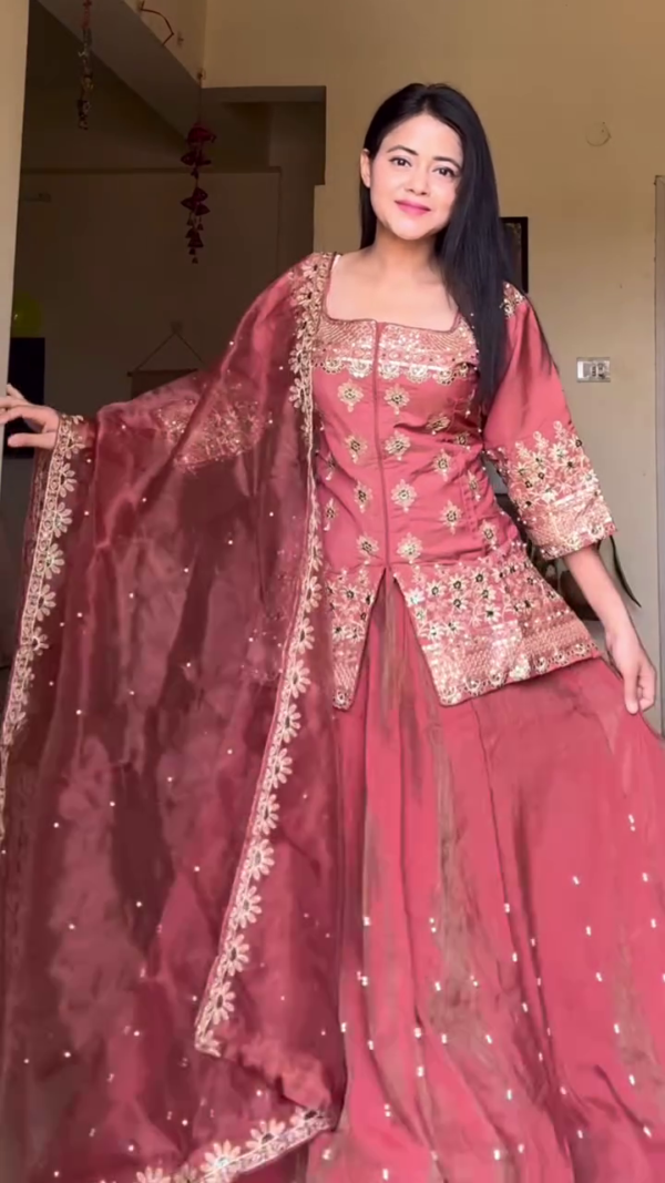 Navy Blue Off-Shoulder Co-ord Set