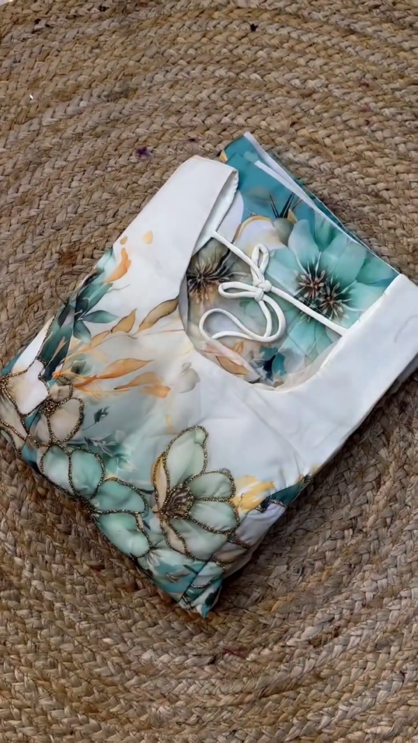 . Floral Designer Anarkali Dress