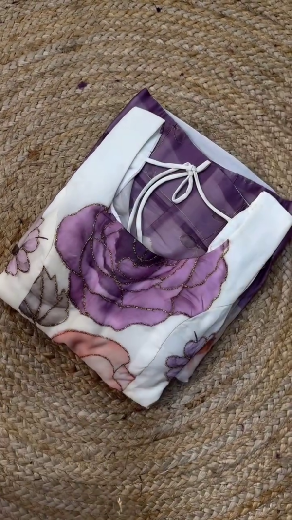 . Floral Designer Anarkali Dress