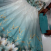 . Floral Designer Anarkali Dress