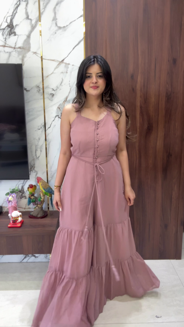 Black Printed Jumpsuit