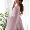 Trendy Pink Floral Anarkali Suit Set with Dupatta - Modern & Beautiful