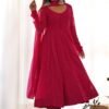 Vibrant Rani Pink Georgette Laheriya Print Anarkali Suit with Dupatta