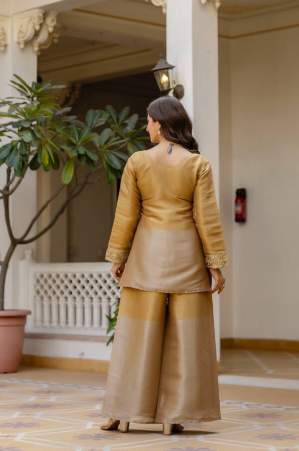 Banarasi Viscose Co-Ord Set – Elegant Ethnic Fusion