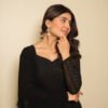 Black Georgette Lucknowi Work Anarkali Suit Set