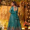 Crushed Silk Anarkali Suit Set