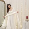 Gorgeous Apsara White Anarkali Suit Set