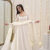 Gorgeous Apsara White Anarkali Suit Set