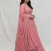 Candy Pink Anarkali Suit Set