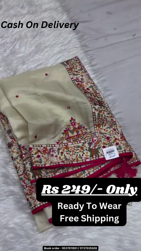 Elegant Patola Printed Silk Saree – A Fusion of Tradition and Contemporary Charm