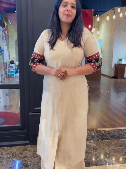 Beautiful South Cotton Embroidery Kurta with Pant – A Perfect Blend of Comfort and Traditional Elegance