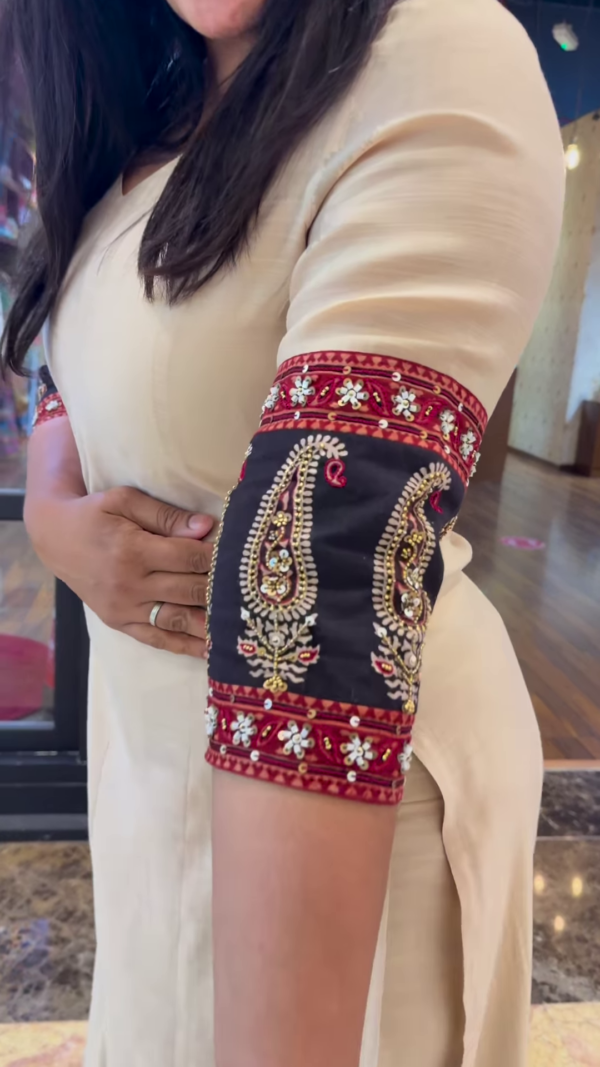 Beautiful South Cotton Embroidery Kurta with Pant – A Perfect Blend of Comfort and Traditional Elegance