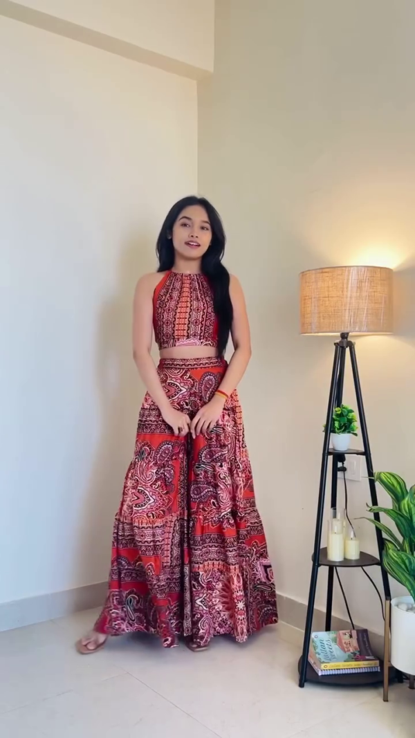 Lavender Paisley Print Co-Ord Set