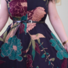Green Printed Sleeveless Maxi Dress