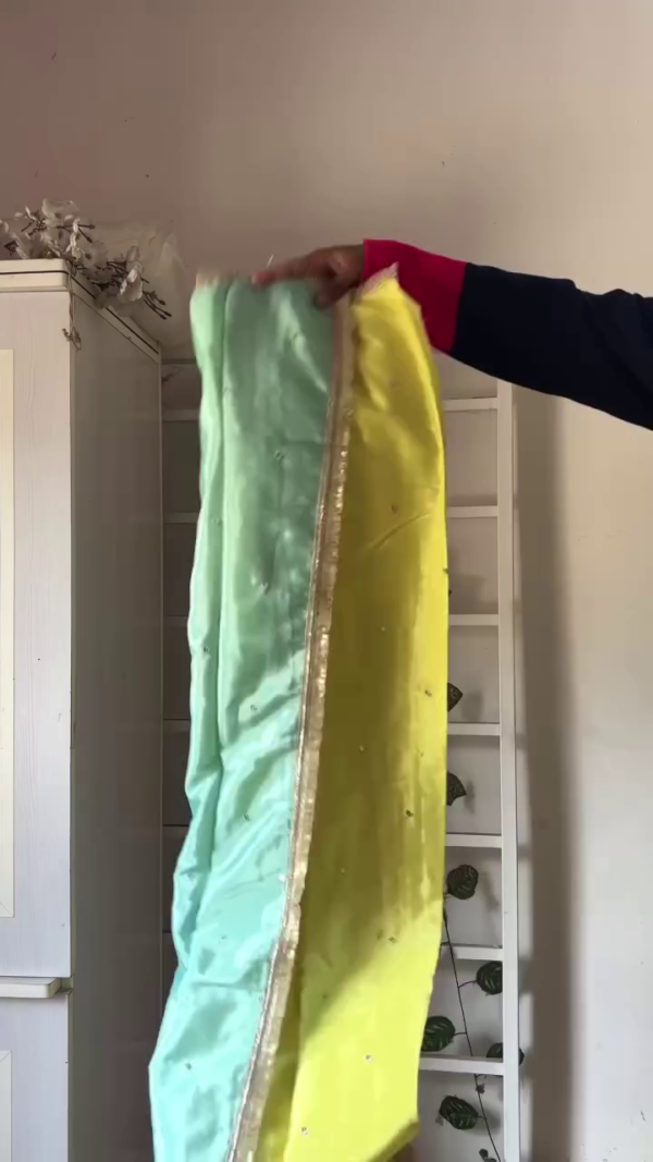 Mint Green Embroidered Kurta
