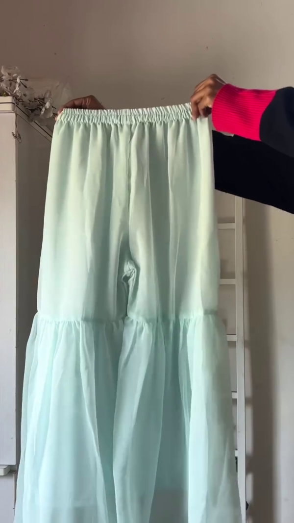 Mint Green Embroidered Kurta